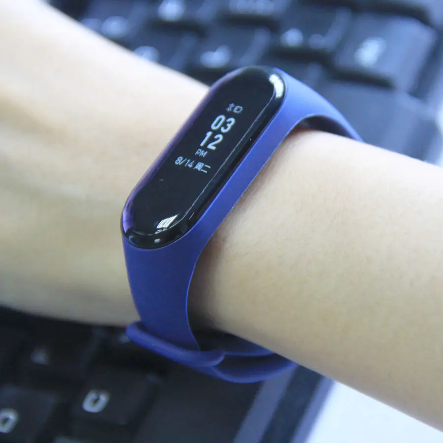 Ремешок силиконовый для Xiaomi Mi Band 3 band 2 4 1 спортивный браслет наручных часов