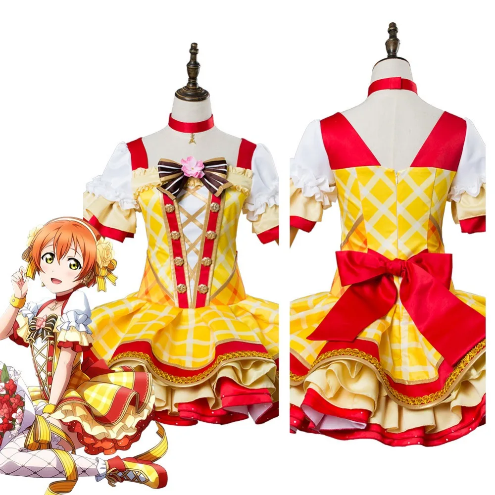 Rin Hoshizora косплей Любовь Живая школа идол проект ASCOSING цветок букет идолизованный