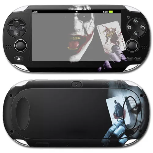 YS-PSvita-0274 Виниловая Защитная Наклейка для Sony PS Vita 1000 для PSv 1000 наклейка-Бэтмен и джокер - Цвет: YS-PSvita-0274