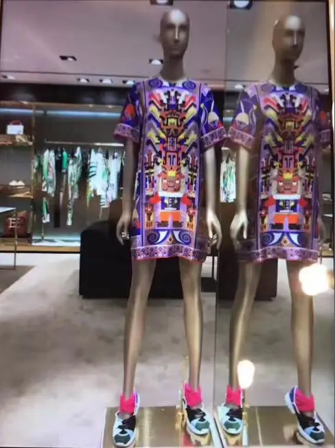 Женское дизайнерское платье с коротким рукавом эластичное шелковое