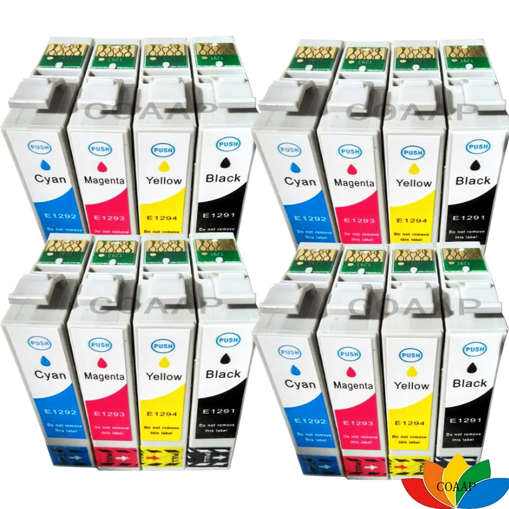 16x T1295 XL чернильные картриджи для Stylus Office BX525WD BX535WD BX625FWD BX635FWD BX320FW BX925FWD BX935WF принтер
