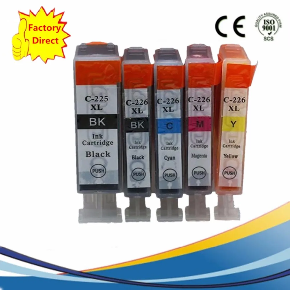 

PGI225, PGI 225 XL, CLI-226 PGI-225 чернильный картридж, замена для Pixma IX 6520 IP 4820 4920 MG 5120 5220 5320