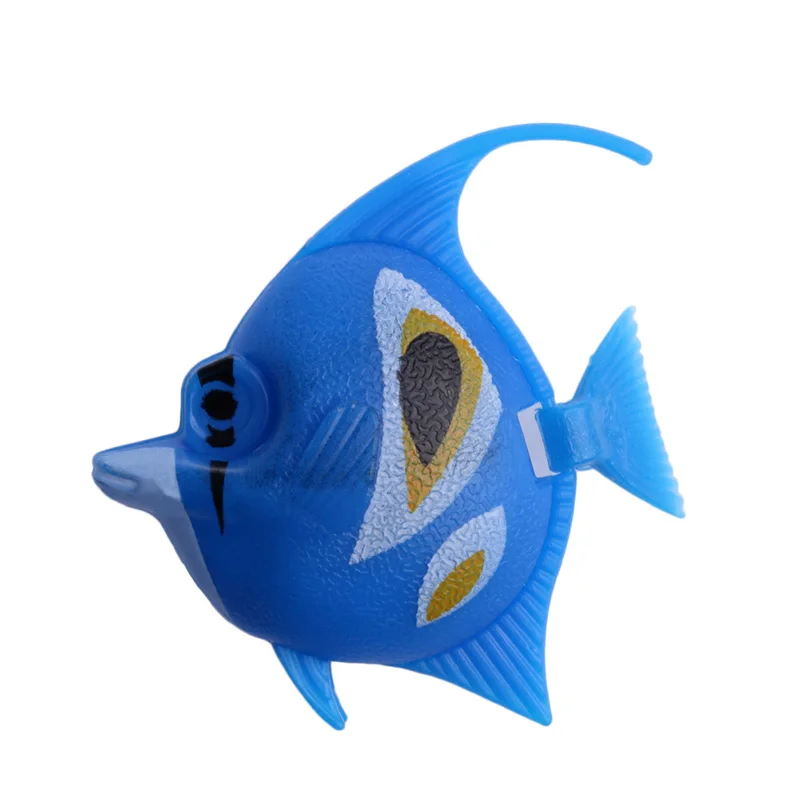 5 шт. пластиковые искусственные плавающие аквариумные рыбки для плавания|ornament fish