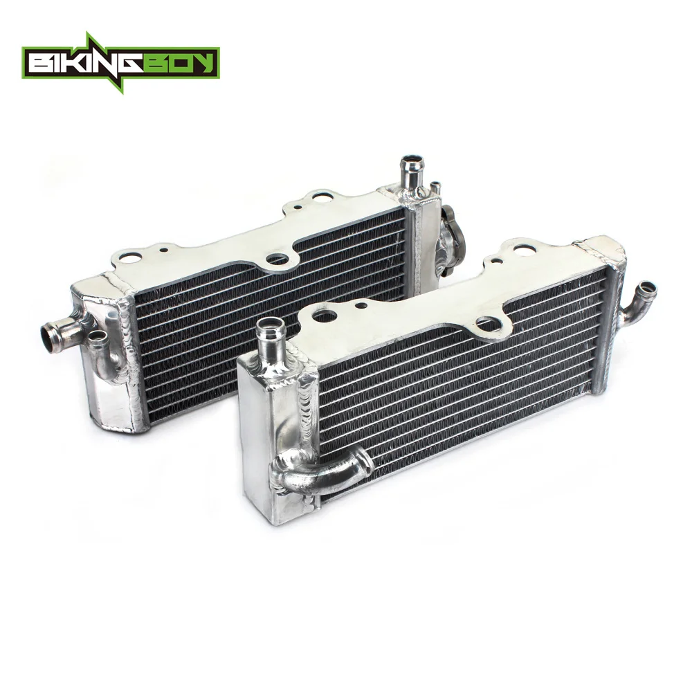 BIKINGBOY L/R алюминиевый сердечник MX Offroad двигателя мотоцикла радиатор водяного