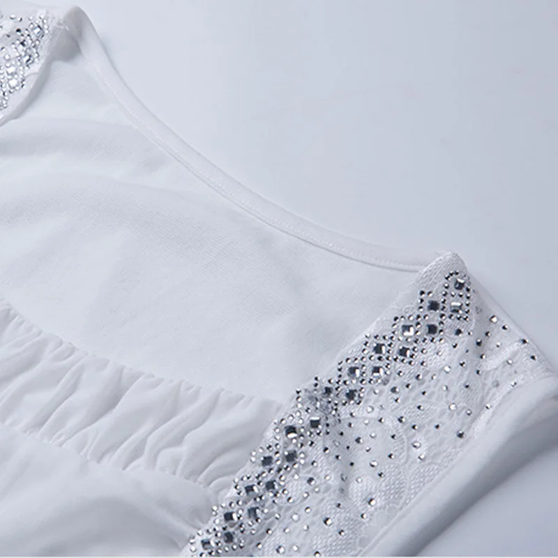 Большой размер женский кружевной облегающий топ на бретелях летний модный для