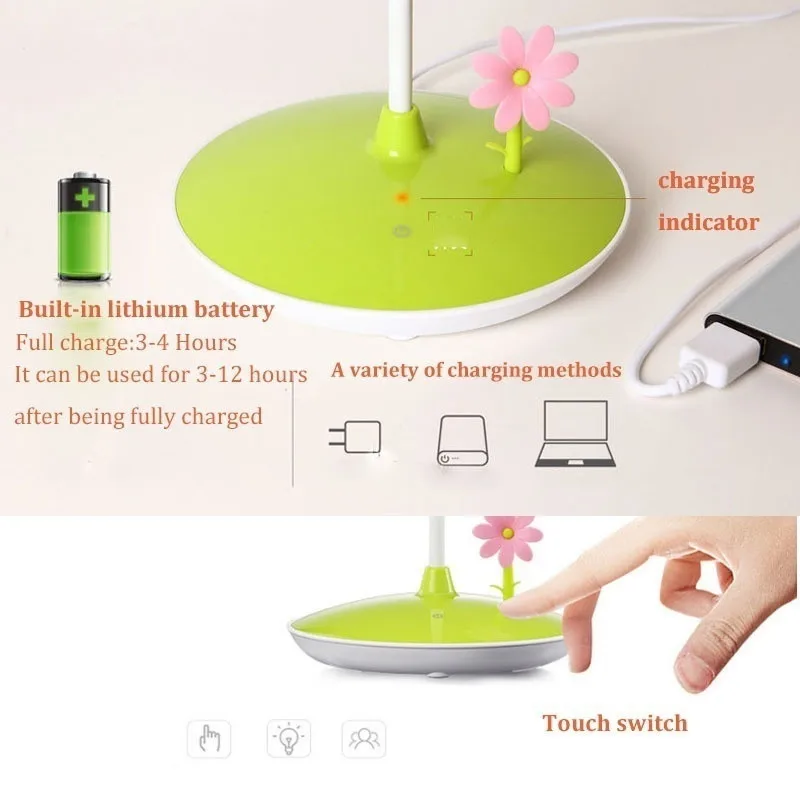 Светодиодный ночник с рисунком пчелы зарядка через usb ABS лампа зажигающаяся от