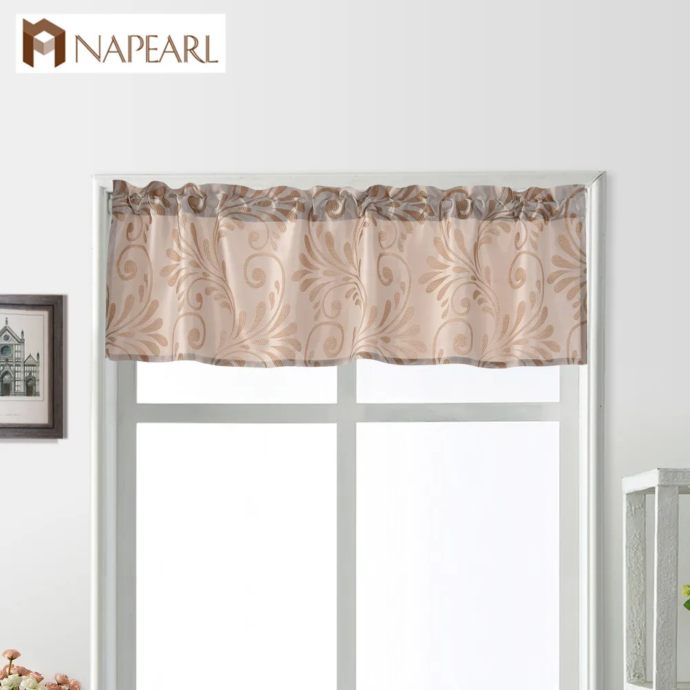 NAPEARL 1 шт. небольшой подзор Короткие шторы для кухни окна нить ткань пасторальный
