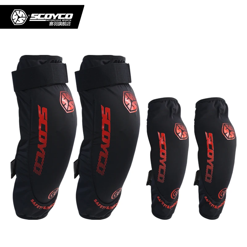 Наколенники для мотоциклов одобренные CE наколенники Scoyco Racing защита локтей