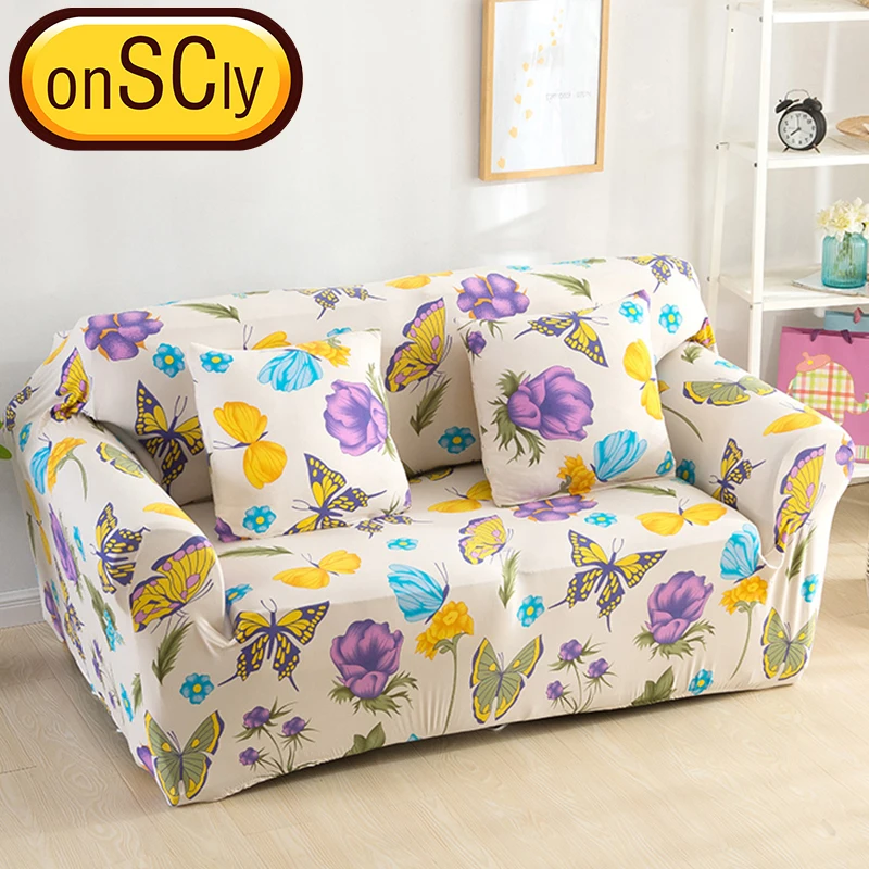 Фиолетовый защитный чехол на диван Slipcover мебель диване Крышка для дивана Чехлы