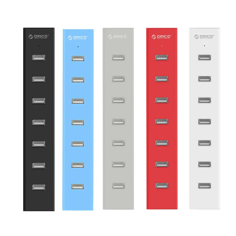 Концентратор ORICO 7 портов s USB2.0 концентратор с входным Питанием постоянного тока