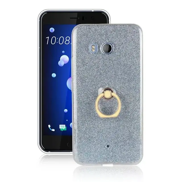 Для HTC U11 случае вспышки порошок 3D помощи телефона чехол для U Play U1 тра E66 ТПУ
