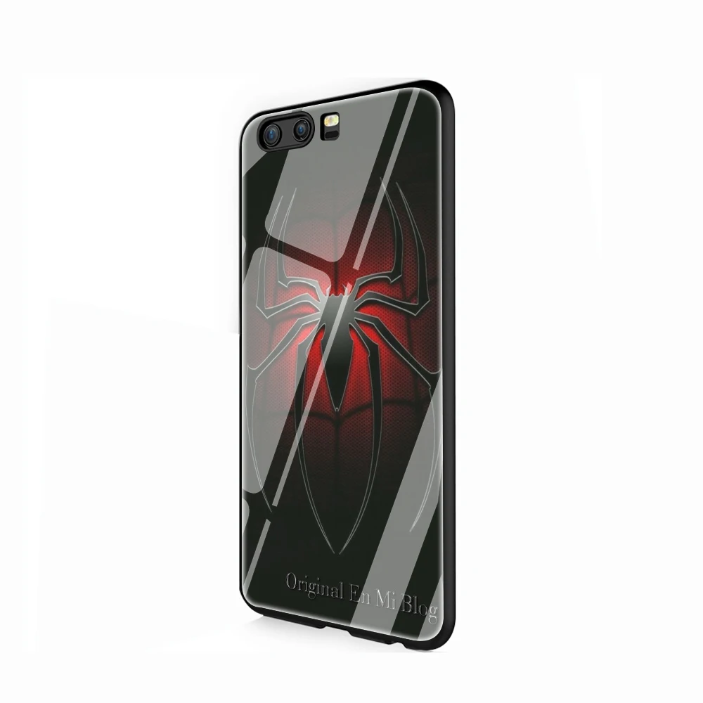 Чехол из закаленного стекла с Бэтменом и человеком-пауком для huawei Y6 Y9 Honor 8X 7A 9 10 P10 P20 P30 mate 20 Lite Pro - Цвет: G1
