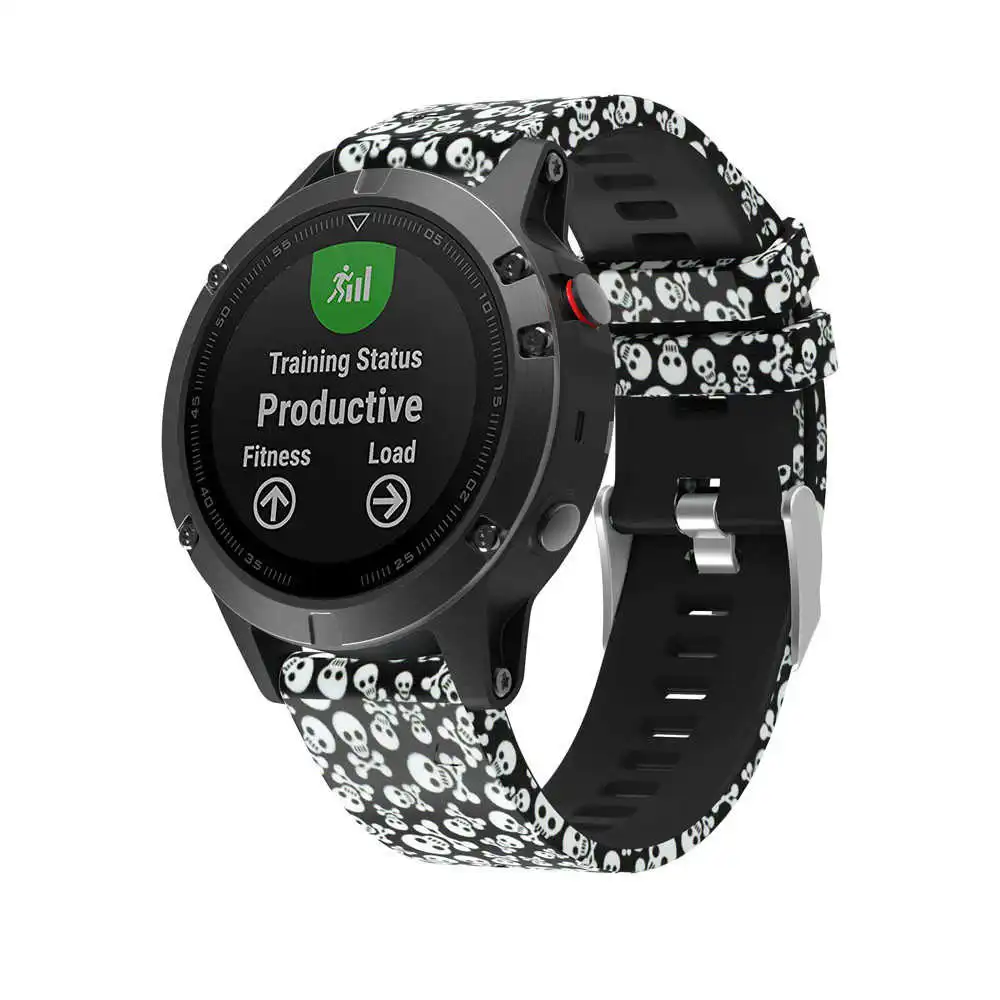 Сменный силиконовый ремешок для умных часов быстрая установка мягкий Garmin Fenix 5 GPS