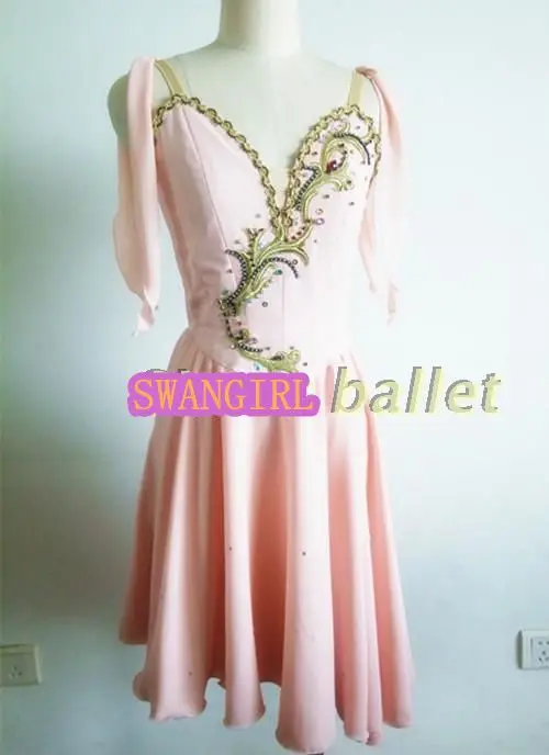 Платье для профессиональных танцев с Купидоном розовое сказочное синее взрослых