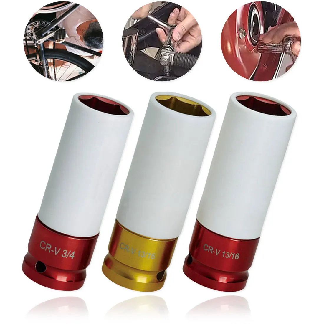 Цветная втулка для шины 1 шт. защитная настенная глубокая ударная гайка гнездо