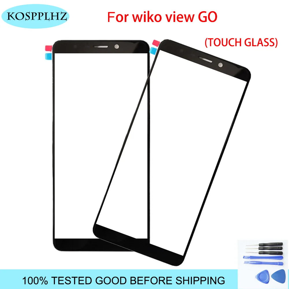KOSPPLHZ 5 7 ''сенсорный экран дигитайзер для wiko view go передняя стеклянная линза