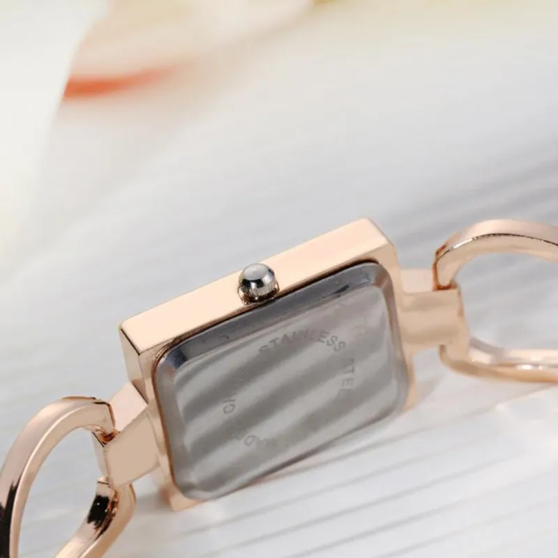 

Luxury Lvpai Brand Women Watches Fashion Bracelet Watch Square Dial Rose Gold Watch Women Female Quartz WristWatches Clock #S