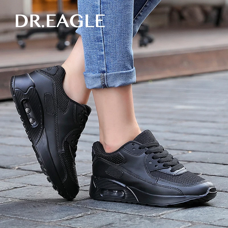 DR.EAGLE 2017 спортивная обувь женские кроссовки красные воздушная подушка уличная