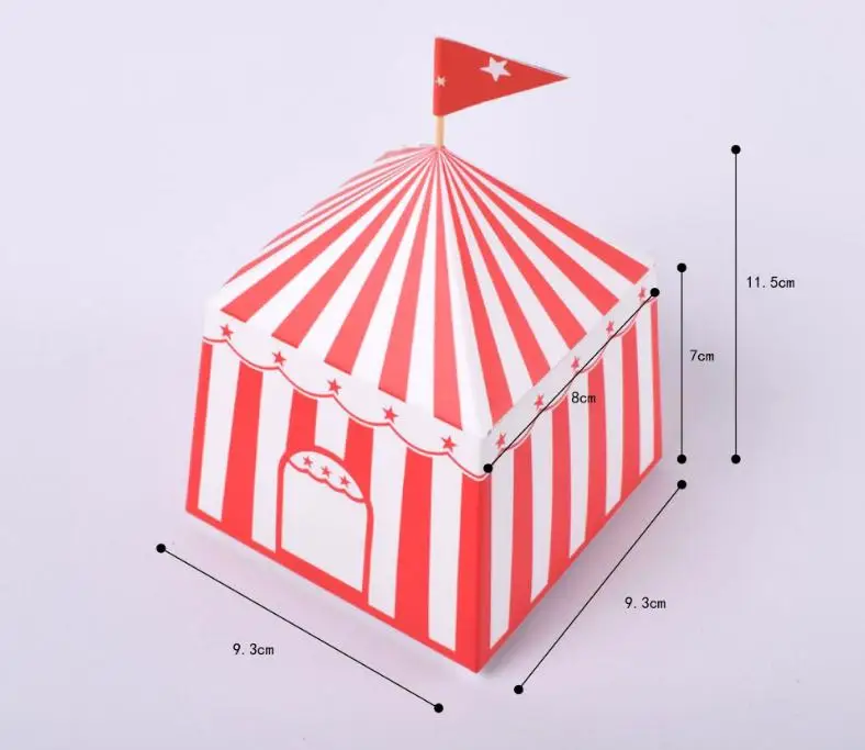 Цирковая домашняя коробка для торта печенья Свадебная детского праздника