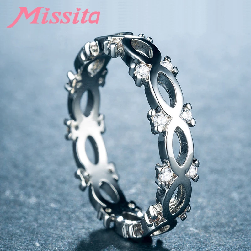 MISSITA 100% новые модные классические кольца с бантом для женщин Свадебные брендовые