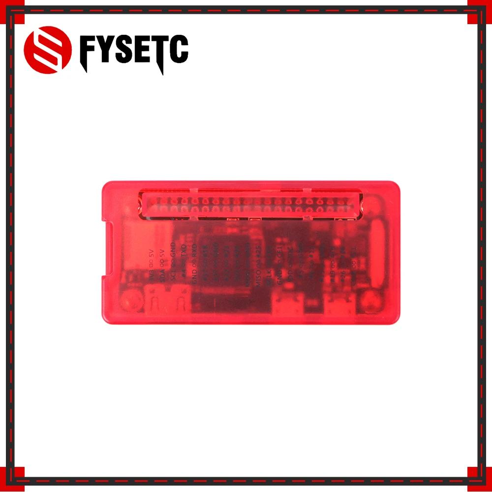 Raspberry Pi Zero W корпус красный ABS пластиковая коробка GPIO справочный чехол для RPI Zero 1,3 W