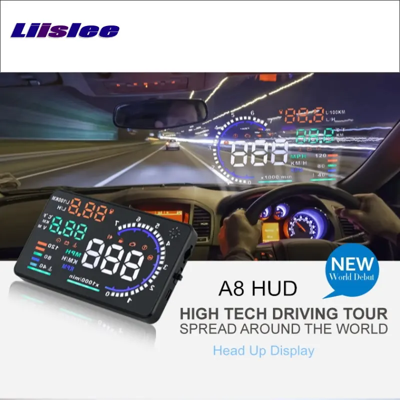 Автомобильные электронные аксессуары Head Up Display OBD HUD Safe Driving Screen Projector Refkecting Windshield для Mazda/Nissan.