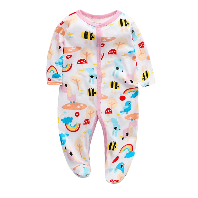 

Newborn Rompers Toddler Infant Baby Clothes set Cotton Long Sleeves Baby Jumpsuit Pajamas Cute Cartoon Printed Baby's Sets