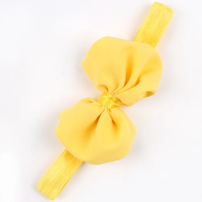 Эластичные повязки для волос с бантом девочек модные аксессуары новорожденных
