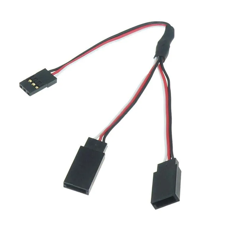 Кабель-удлинитель для сервопривода Futaba 15/20/30 см 1-2/1-3 Y провод радиоуправляемого