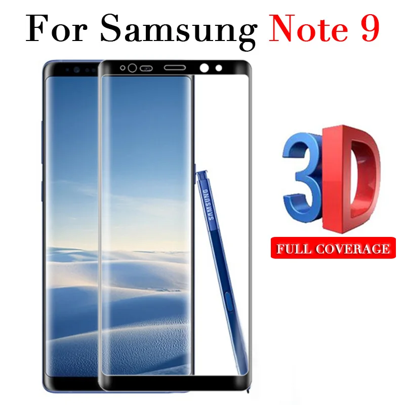 3D полное покрытие Защитное стекло для samsung note 9 на galaxy note9 9note защита экрана