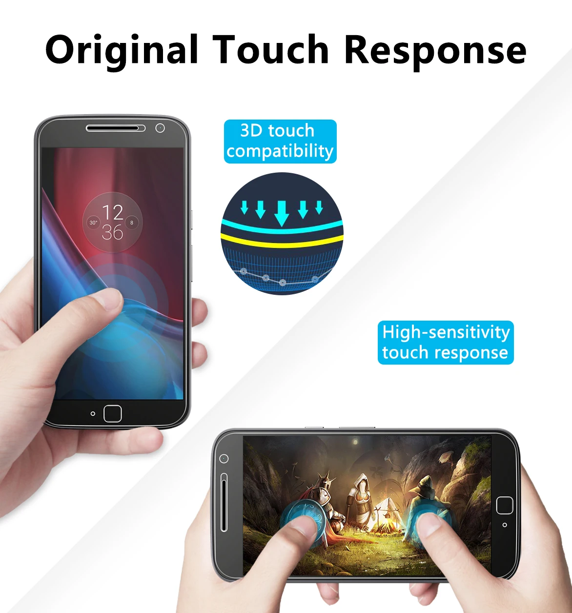2.5D 0,26 мм 9H Премиум Закаленное стекло для Motorola Moto G4 Plus защита экрана закаленное защитное стекло для Moto G4 Plus