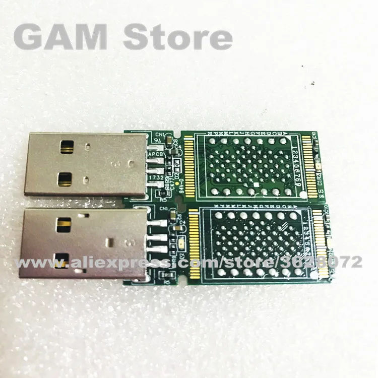 DIY U диск PCB USB3.0/2,0 eMMC BGA153 169 162 186 eMCP eMMC NS1081 программист главный контроллер чипы без памяти флэш-чип