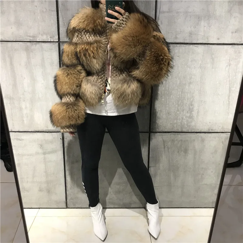 Женская куртка из меха енота, Женская куртка из натурального меха, куртка из натурального меха