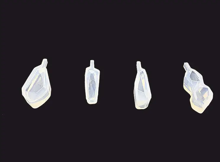 4 шт. силиконовая форма для сережек кабошонов эпоксидной смолы|Инструменты и