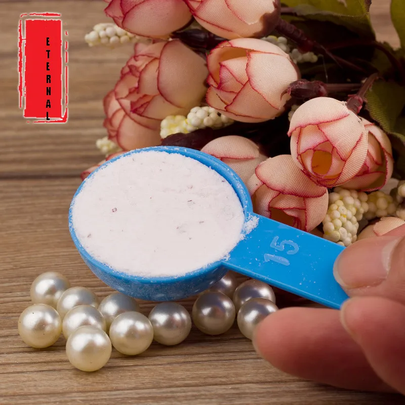 Маска-пудра с лепестками розы и кристаллами для лица увлажняющая осветляющая