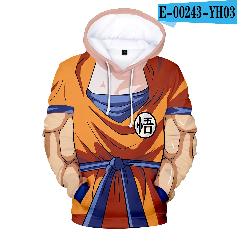 Цвет: желтый Aikooki худи Dragon Ball мужские толстовки с капюшоном Кепка-капюшон пуловеры для мальчиков и девочек аниме Dragon Ball GoKu Z Hoody Желтые Куртки - Цвет: Цвет: желтый