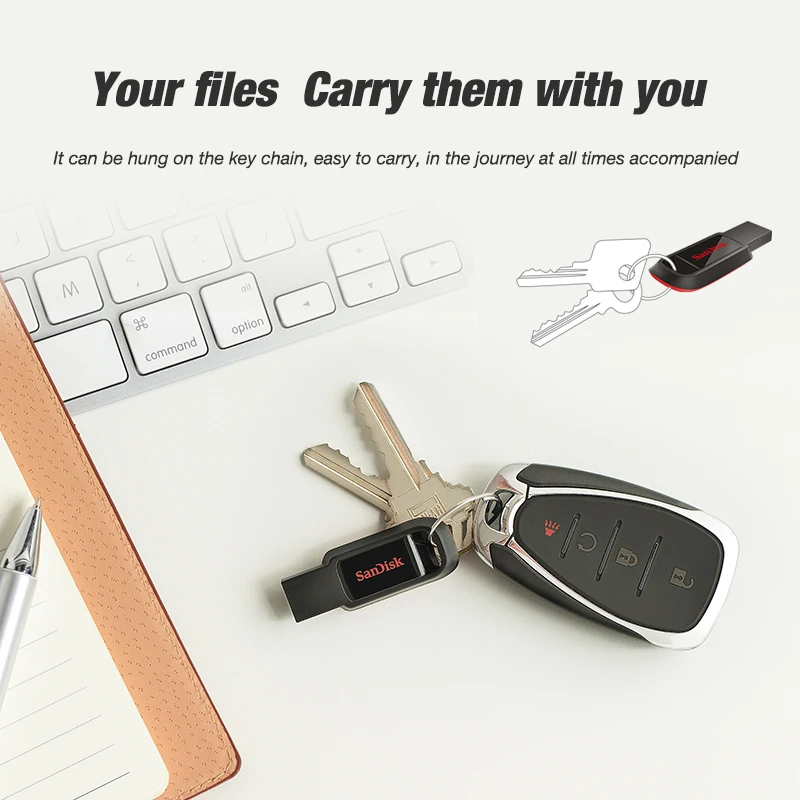 Флеш накопитель Sandisk Cruzer Spark usb флеш 16 ГБ 32 64 карта памяти USB 2019 2 0 новинка 128|USB