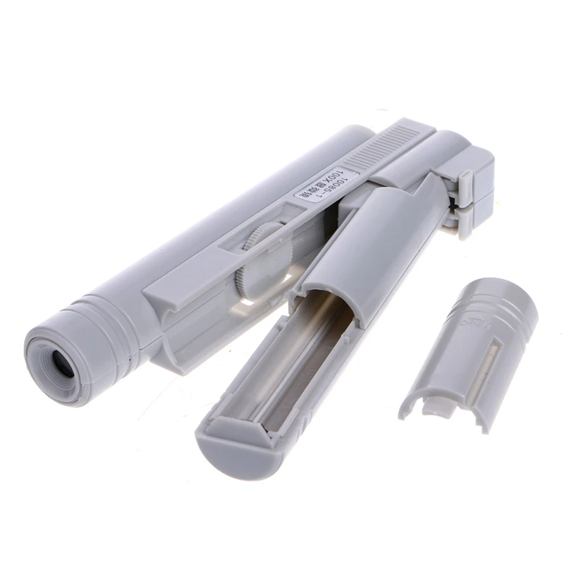 100X Zoom ручной микроскоп со светодиодный светильник Ювелирная Лупа Карманная |