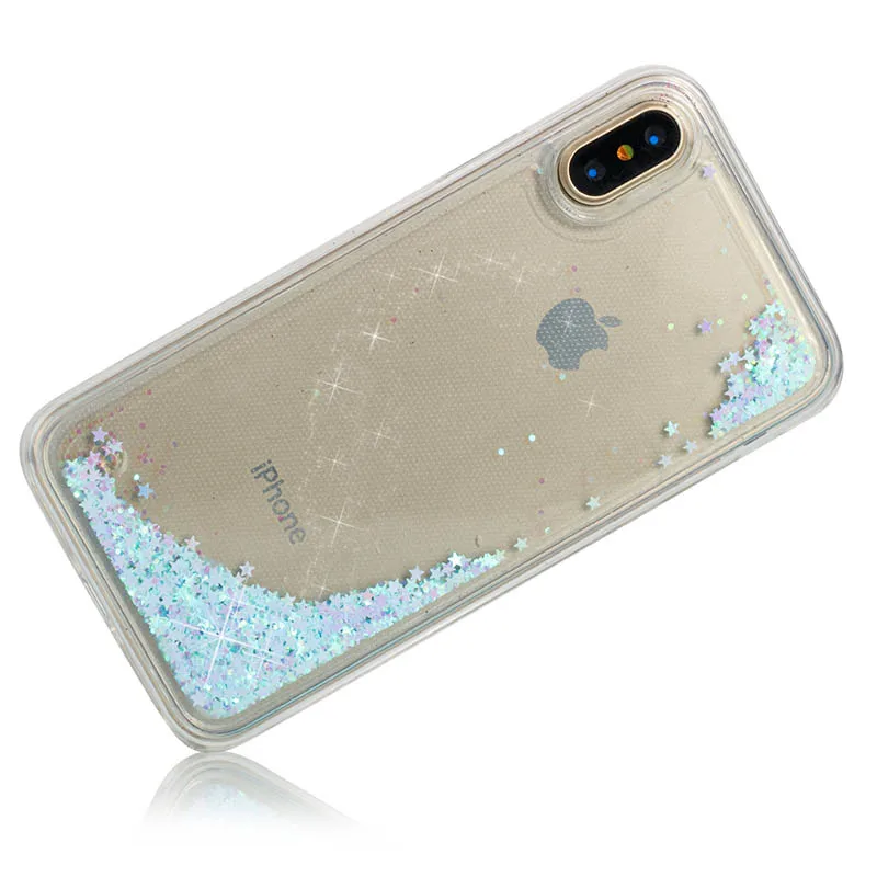 Silver Star Мягкий чехол из ТПУ для iPhone X, 8, 7, 6, 6S Plus, 5, 5S, SE, 4, 4S, iPod Touch, 6, 5, силиконовый чехол, B31 - Цвет: Silver Star