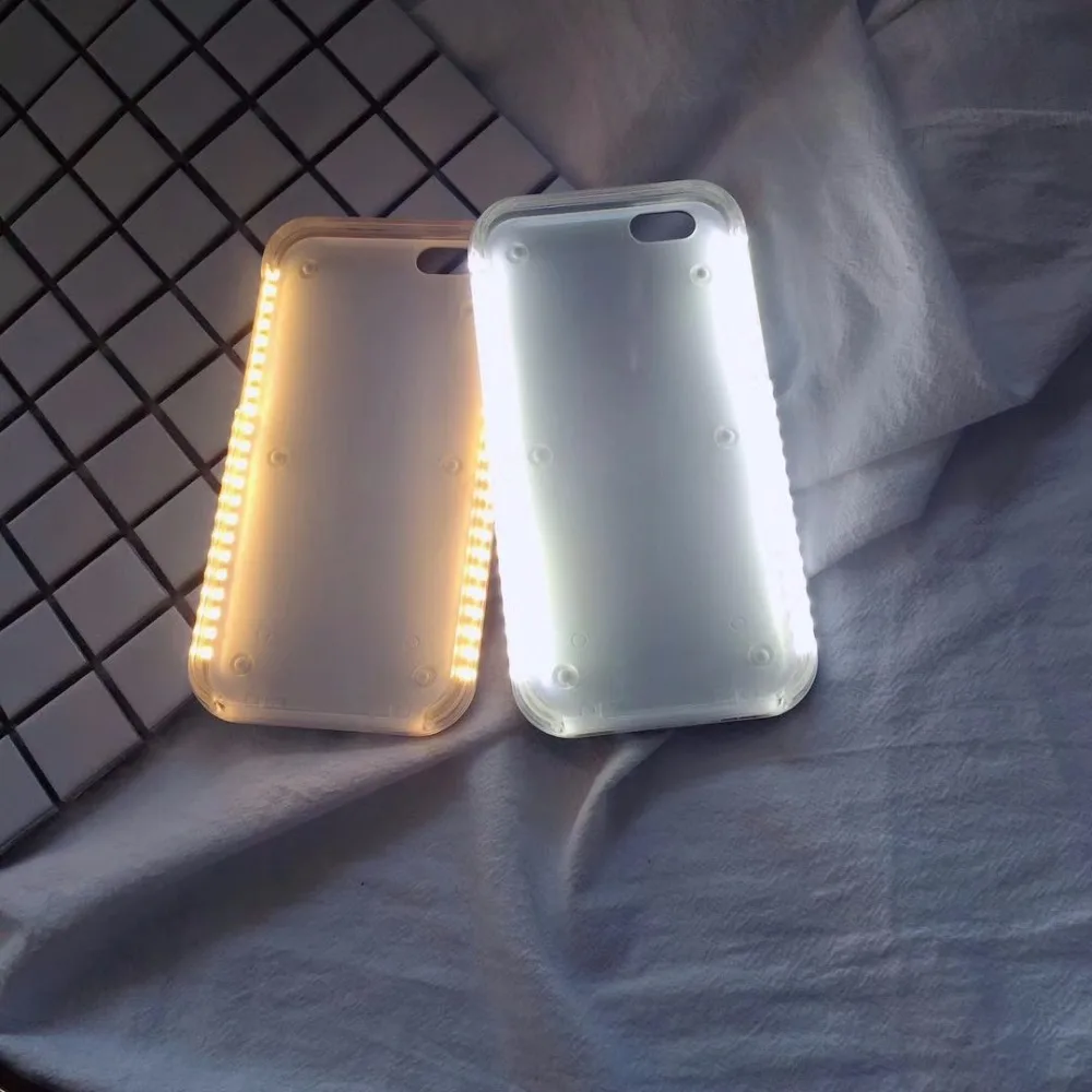 Светящийся чехол для селфи 1-го поколения iPhone 11 Pro Max X Xs XR 8 7 6 6s Plus чехол-накладка