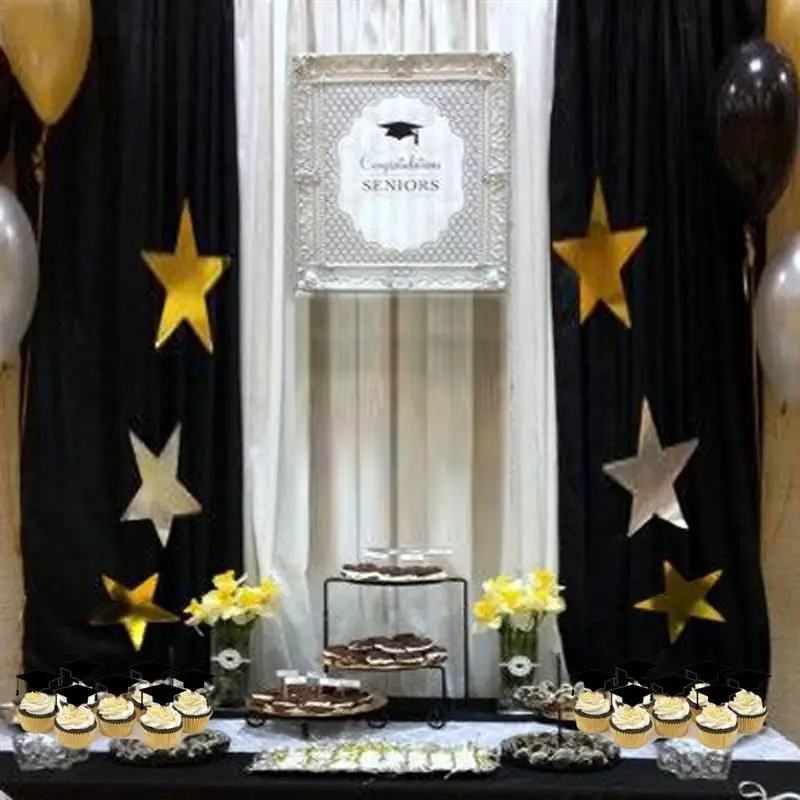 FunPa 48 шт. Топпер для торта креативный мерный колпачок украшения кексов верхушка с