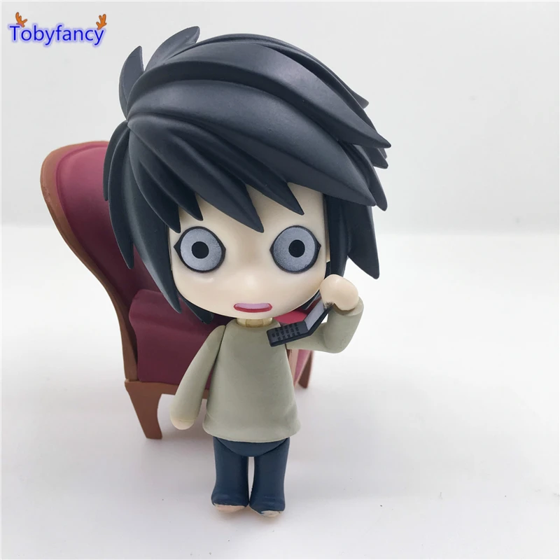 Tobyfancy DEATH NOTE фигурки героев Nendoroid L Lawliet аниме PVC 100 мм игрушки японского цифры