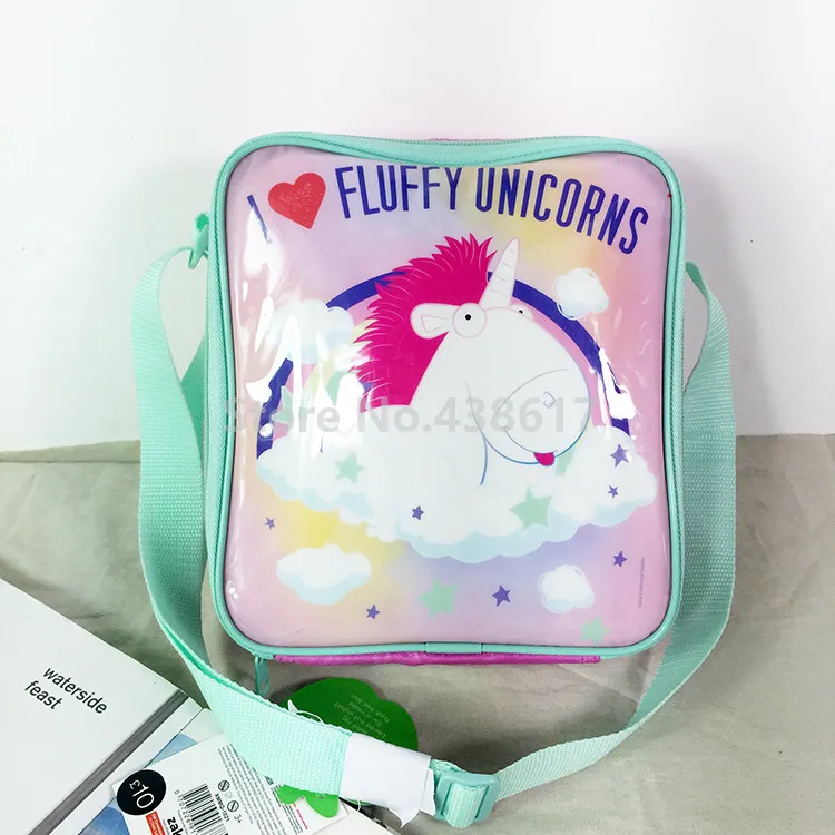 Dreamlike I Fluffy Unicorn коробка сумка для обеда изолированная детей школьный ланчбокс