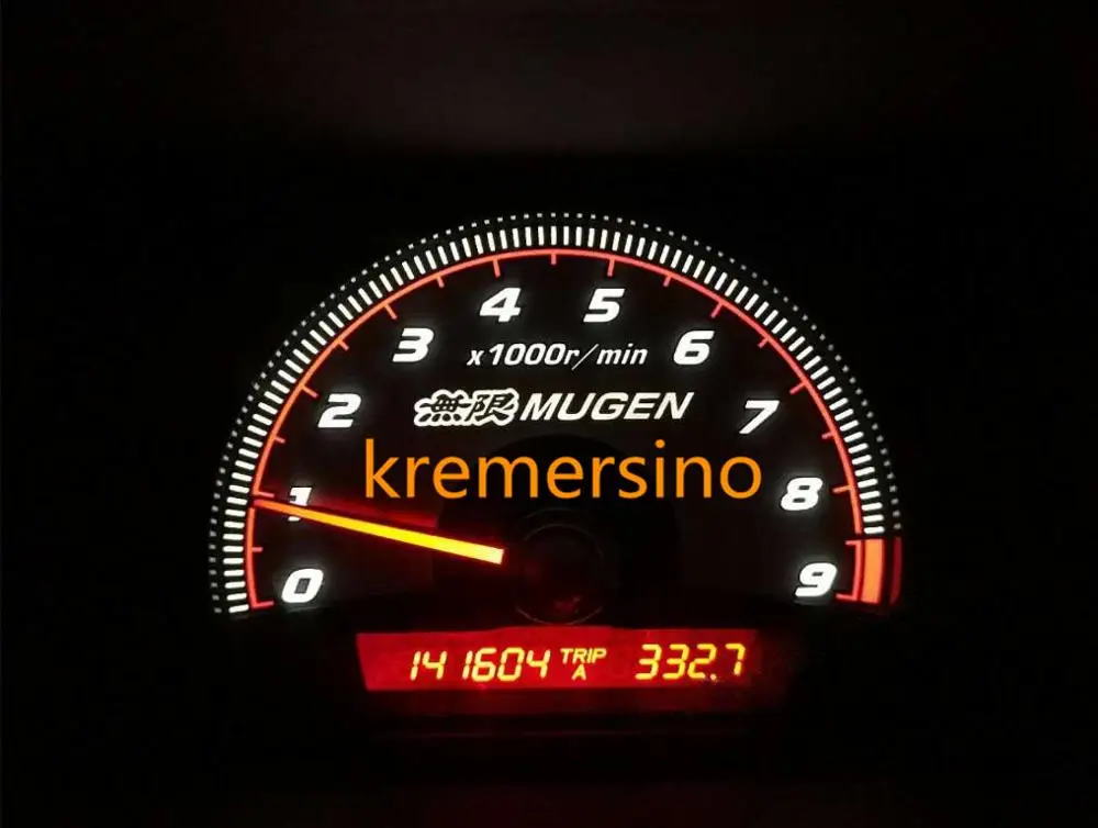 Mugen 9 Black Приборная панель инструмент Дооснащение для Honda CIVIC Mugen инструмент Лицевая панель полиэфирная пленка лицевая пластина FA5 FG2 FA1 FD1 FD2 - Цвет: Mugen 9 Black