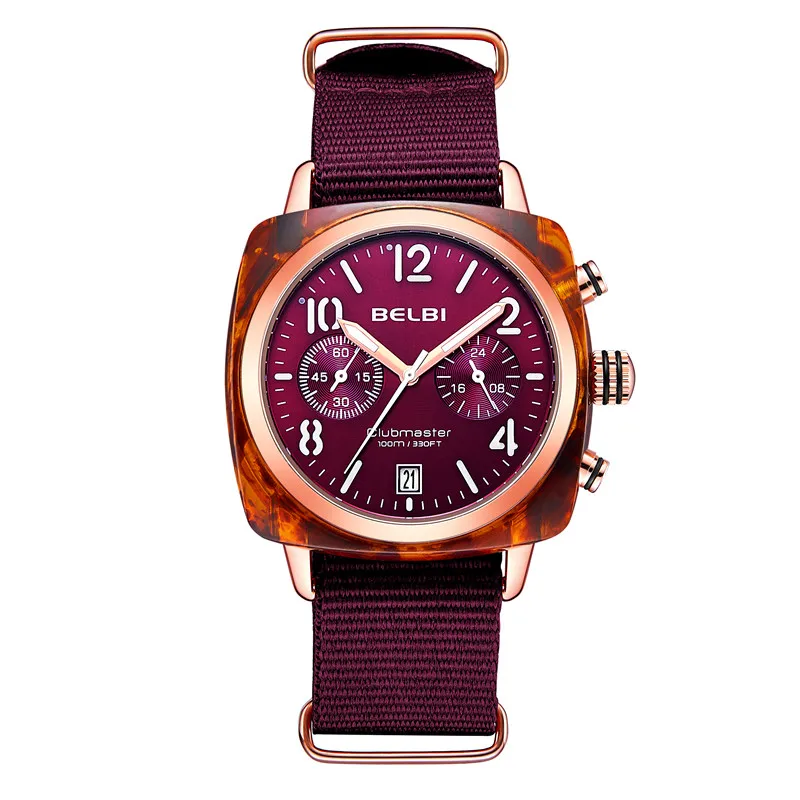 Женские часы с цветным циферблатом AAA повседневные от топового бренда женские