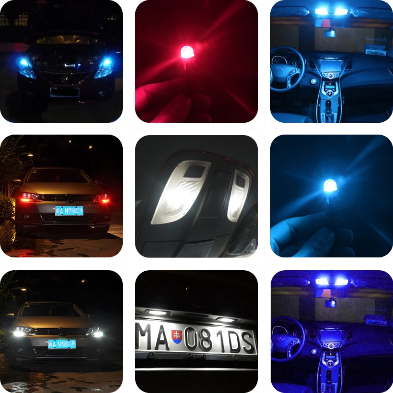 2 шт. T10 W5W 168 194 светодиодный просвет Автомобильные стояночные огни лампы для VW Passat