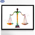 5D полноразмерная алмазная живопись весы справедливости, сделай сам, вышивка крестиком, мозаика, украшение Стразы для дома