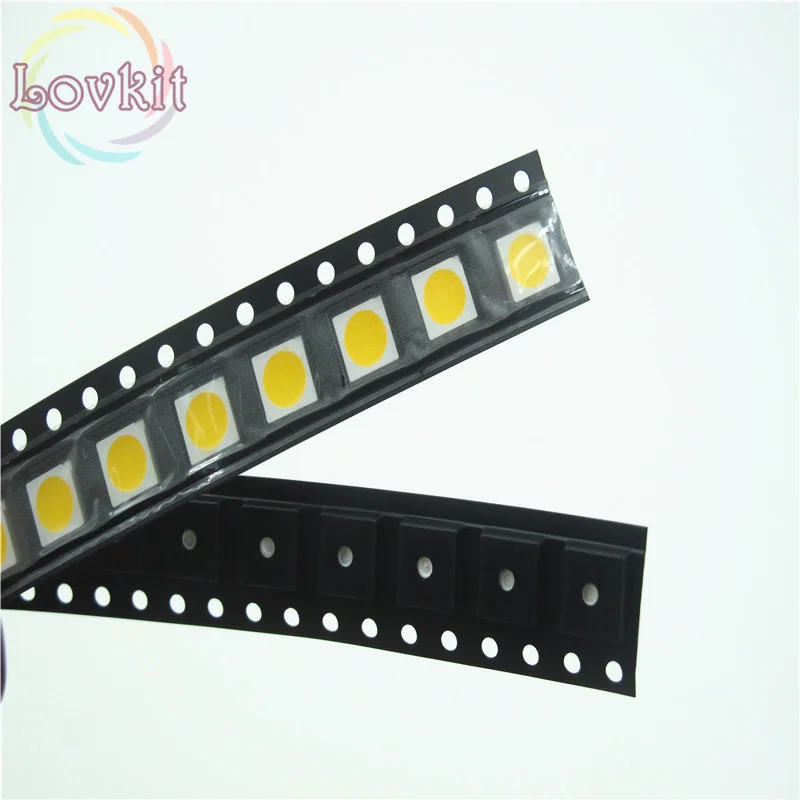 1000 шт. PLCC 6 5050 фиолетовый/УФ светодиодный SMD выделять свет излучающие диоды для