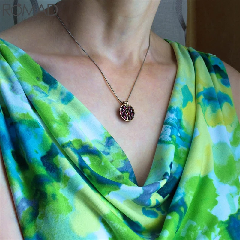 ROMAD винтажные кольца с красным камнем для женщин свадебное кольцо кристаллами