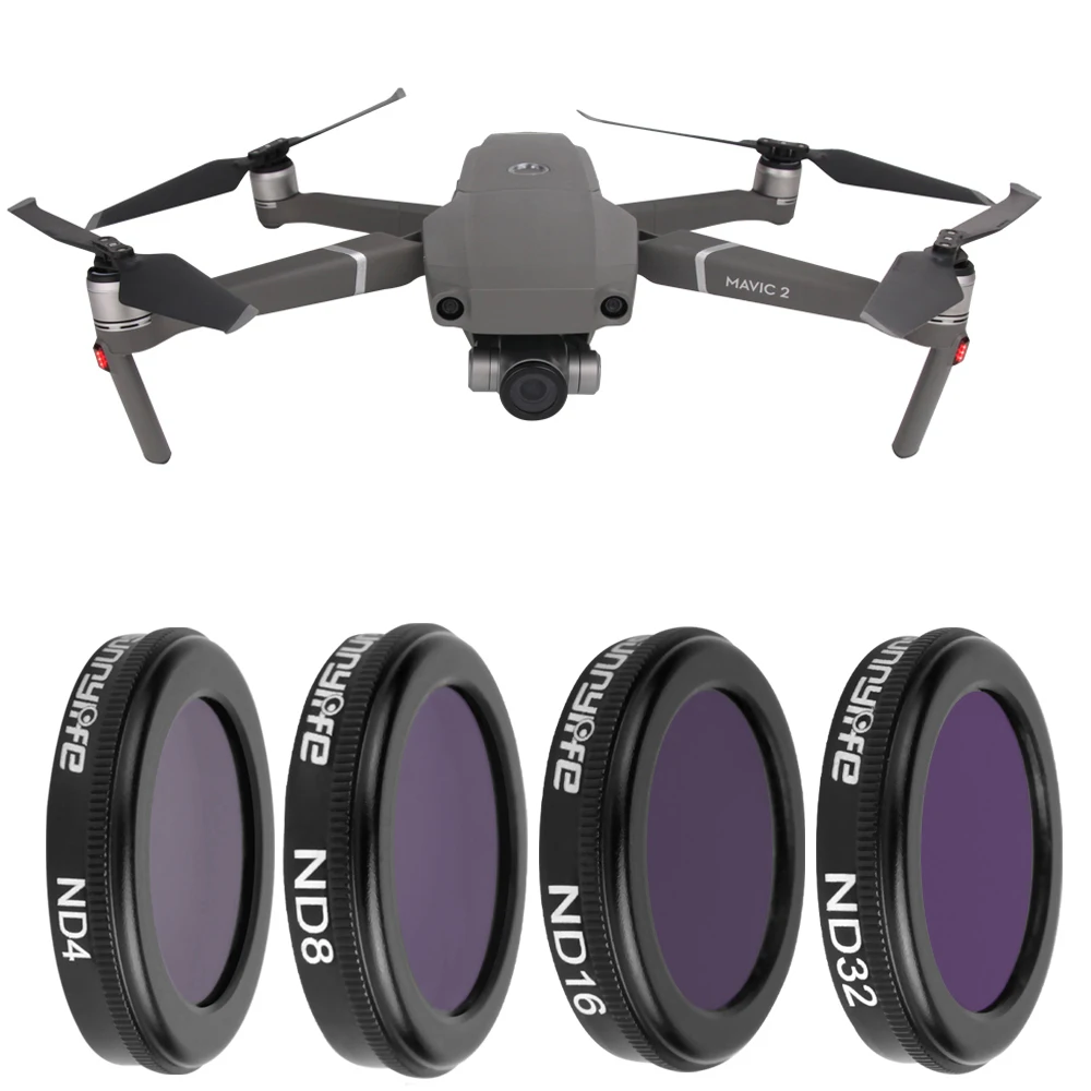 

Набор фильтров для объектива камеры DJI Mavic 2 Zoom - ND4/ND8/ ND16/ ND32